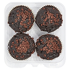 4 Pack Double Chocolate Puffin Muffin