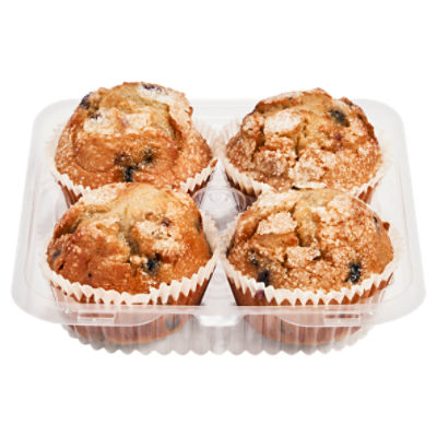 Store Baked Triple Berry Puffin Muffin, 4 ct, 20 oz