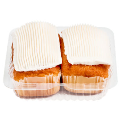 Mini Yellow Cake with Vanilla Icing, 2 Pack, 5 Ounce