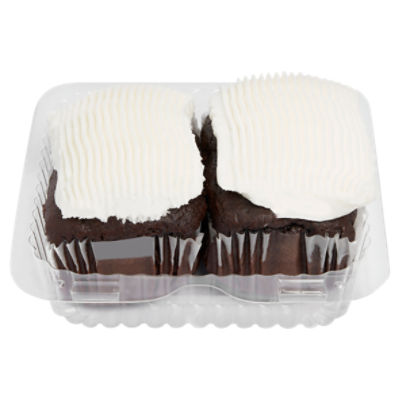 Mini Chocolate Cake with Vanilla Icing, 2 Pack