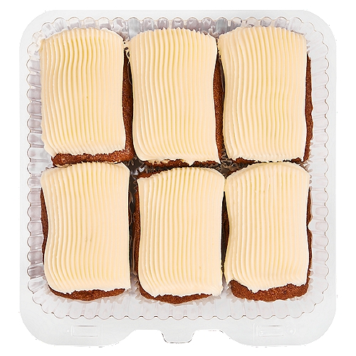 Mini Carrot Cake with Cream Cheese Icing, 6 Pack