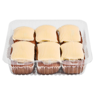 Mini Carrot Cake with Cream Cheese Icing, 6 Pack