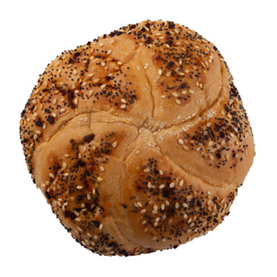 Fresh Bake Shop Jumbo Everything Kaiser Roll, 2 oz