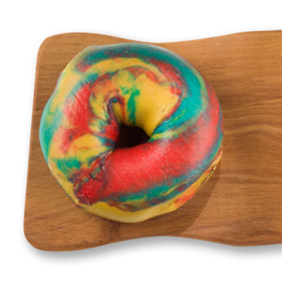 Fresh Baked Rainbow Bagel, Single, 3 oz.