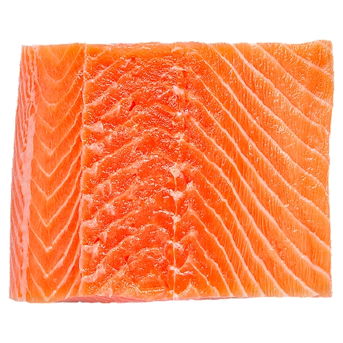 All of our Norwegian Salmon Fillets are always fresh & never frozen. Farm raised in the wild in open ocean farms, without the use of antibiotics.