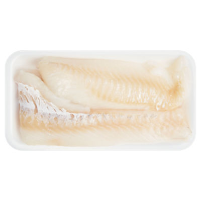 Fresh Tray Wrapped Previously Frozen Alaska Cod Fillet