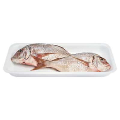 Fresh Tray Wrapped Whole Cleaned Porgies