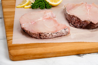 Tray Wrapped Fresh Hake Steaks