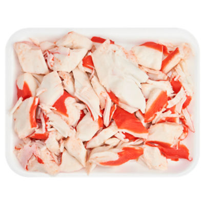 Fresh Tray Wrapped Imitation Crab Meat, 1 Pound