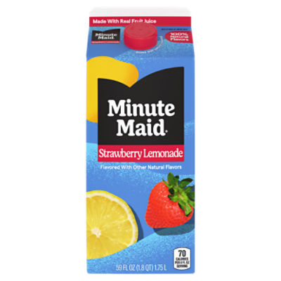 Minute Maid Strawberry Lemonade Carton, 59 fl oz