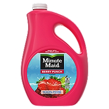 Minute Maid 100% Natural Flavored Berry Punch, Fruit Juice, 128 Fluid ounce