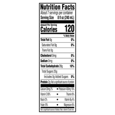 Simply Orange Mango Juice Nutrition Facts | Besto Blog