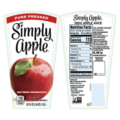 Simply shop apple juice