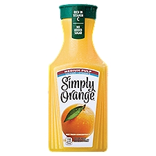 Simply Orange Medium Pulp Calcium and Vitamin D Juice Bottle, 52 fl oz, 52 Fluid ounce