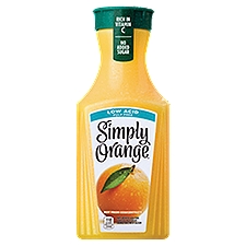 Simply Orange Low Acid Juice 100 Bottle, 52 fl oz, 52 Fluid ounce