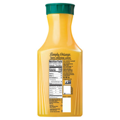 Simply Orange Juice Calcium Bottle 52 fl oz Price Rite