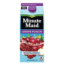 Minute Maid Grape Carton, Punch, 59 Fluid ounce