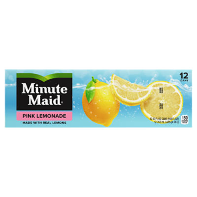Minute Maid Pink Lemonade Juice, 12 fl oz, 12 count