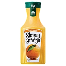 Simply Orange Pulp Free Juice Bottle, 52 fl oz, 52 Fluid ounce