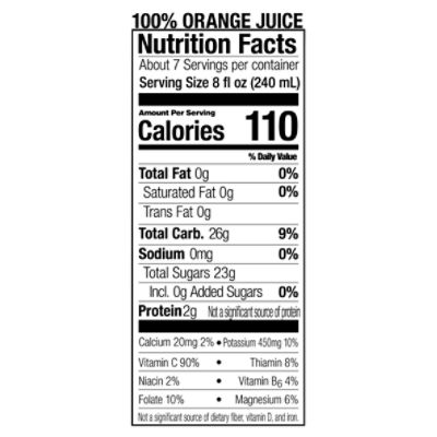 Simply Orange Pulp Free Orange Juice 52 Oz Pack Of 2 Bottles - Office Depot