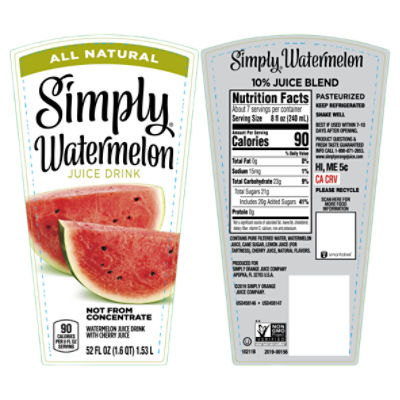 Watermelon Clothing Labels Pack