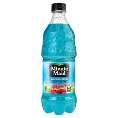 Minute Maid Blue Raspberry Flavored Fruit Drink, 20 fl oz