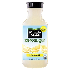 Minute Maid Lemonade, Zerosugar, 52 Fluid ounce
