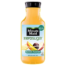 Minute Maid Zero Sugar Mango Passion Fruit Bottle, 52 fl oz, 52 Fluid ounce