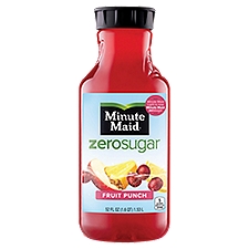 Minute Maid Zero Sugar Fruit Punch Bottle, 52 fl oz