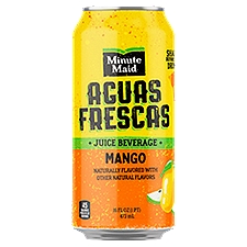 Minute Maid Mango Aguas Frescas, Juice Beverage, 16 Fluid ounce