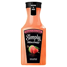 Simply Mixology Strawberry Guava Mojito Mocktail & Mixer, 52 fl oz