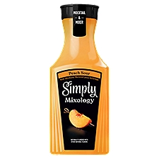 Simply Mixology Peach Sour Mocktail & Mixer, 52 fl oz