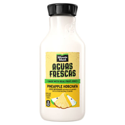 Minute Maid Acuas Frescas Pineapple Horchata Juice Beverage, 52 fl oz