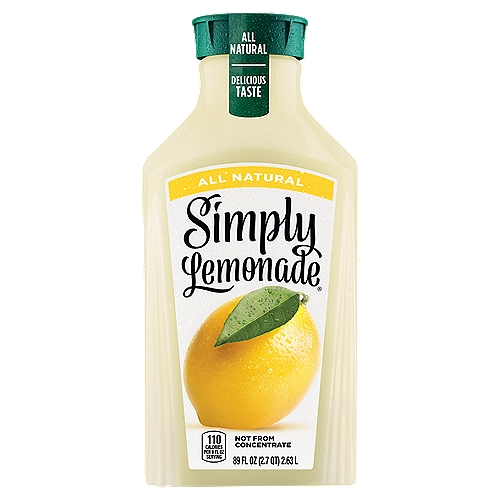 Simply Lemonade Bottle, 89 fl oz