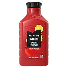 Minute Maid Zero Sugar Fruit Punch Bottle, 89 fl oz, 89 Fluid ounce