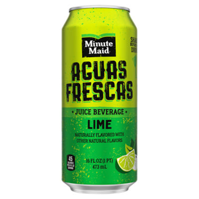 Minute Maid Aguas Frescas Lime Juice Beverage, 16 fl oz