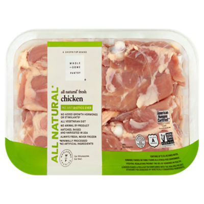 Wholesome Pantry All Natural Fresh Chicken Thighs, 2.09 Pound