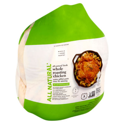 Wholesome Pantry Organic Fresh Young Whole Chicken with Giblets