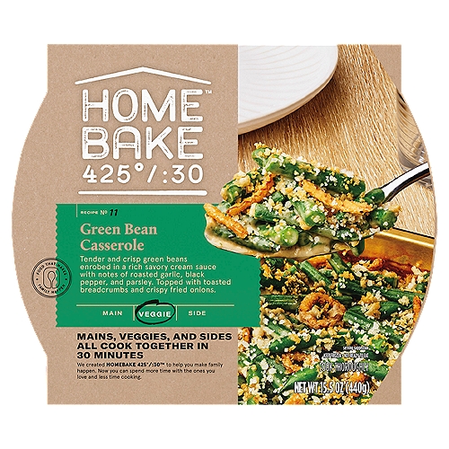 Home Bake 425° / :30 Veggie Recipe No 11 Green Bean Casserole, 15.5 oz
