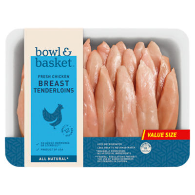 Bowl & Basket Fresh Chicken Breast Tenderloins Family Pack - ShopRite