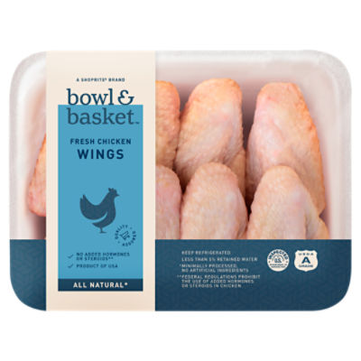 Bowl & Basket Fresh Chicken Wings, 1.95 Pound