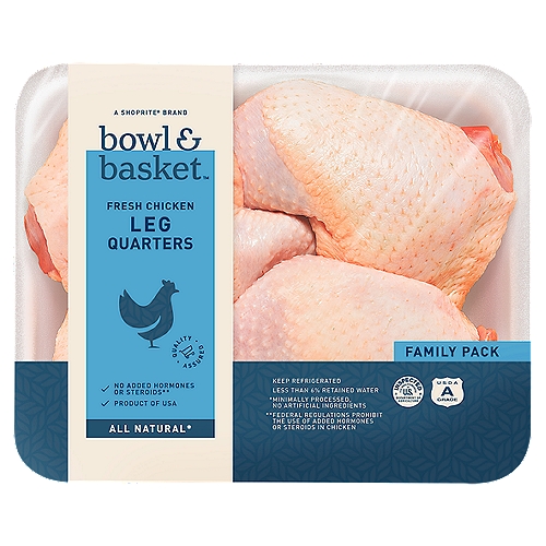 Bowl & Basket Fresh Chicken Leg Quarters Family Pack