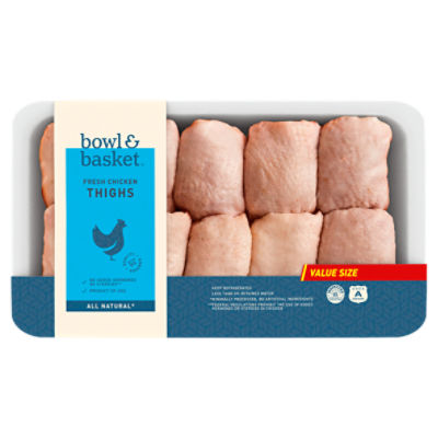 Bowl & Basket Fresh Chicken Thighs Jumbo Pack