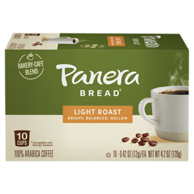 Panera Bread Light Roast 100% Arabica Coffee, 2.95 lbs, 10 count - Fairway