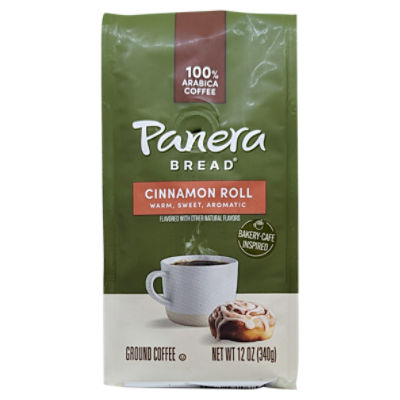 Panera Bread 100% Arabica Cinnamon Roll Ground Coffee, 12 oz