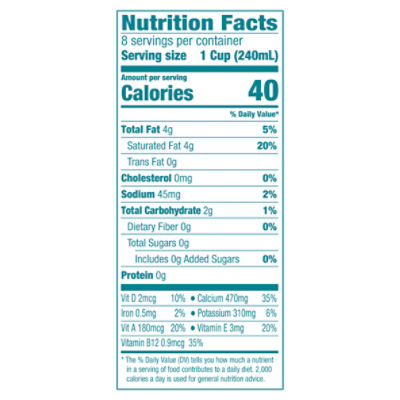 Silk Almond Coconut Milk Unsweetened Nutrition Facts Besto Blog