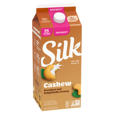 Silk Unsweet Creamy, Cashewmilk