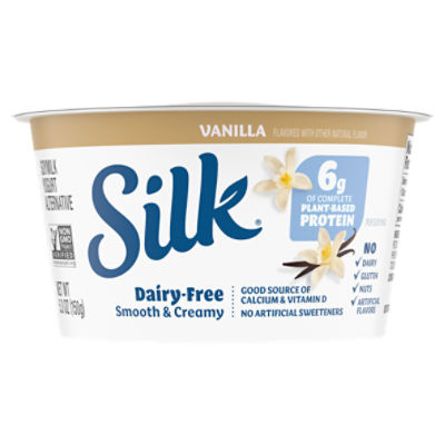 Silk DairyFree Vanilla Yogurt Alternative, 5.3 oz ShopRite