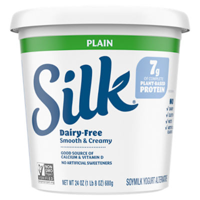 Silk Plain DairyFree Yogurt Alternative, 24 oz