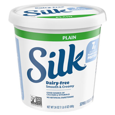 Silk Plain DairyFree, Yogurt Alternative